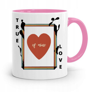 Kubek Różowy Na Walentynki True Love For You