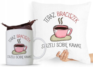 Zestaw Poduszka + Kubek Prezent Brata Braciszka