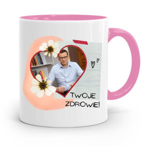 Kubek Różowy Politycy Premier Mateusz Morawiecki