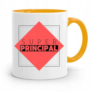 Dla Dyrektora Kubek Żółty Super Principal