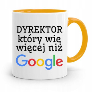 Dla Dyrektora Kubek Żółty Wie Więcej Niż Google