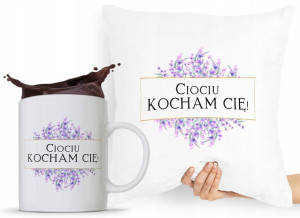 Zestaw Poduszka + Kubek Prezent Dla Cioci