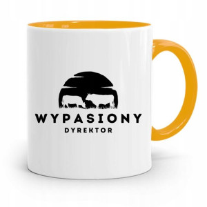 Dla Dyrektora Kubek Żółty Wypasiony Dyrektor