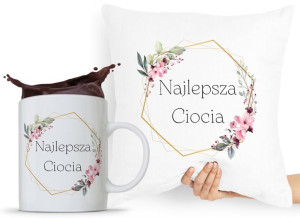 Zestaw Poduszka + Kubek Prezent Dla Cioci