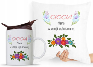 Zestaw Poduszka + Kubek Prezent Dla Cioci