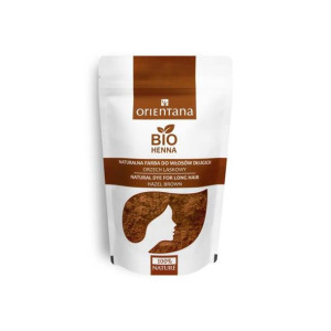 Orientana BIO Henna Naturalna farba do włosów krótkich Orzech Laskowy