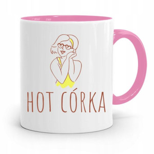 Kubek Różowy Prezent Dla Córki Hot Córka
