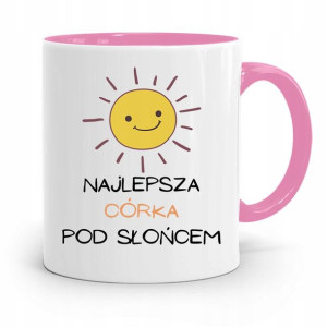 Kubek Różowy Prezent Dla Córki Najlepsza Córka