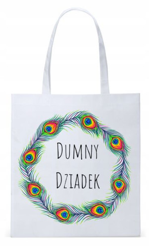 Dla Dziadka Na Prezent Torba Eco Biała Shopper