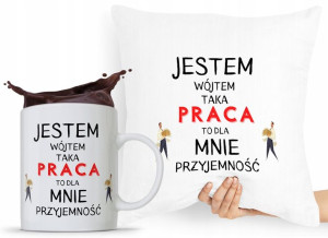 Zestaw Poduszka + Kubek Dla Wójta Prezent