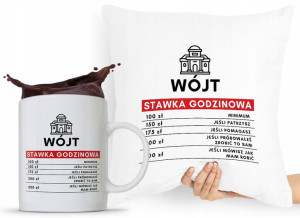 Zestaw Poduszka + Kubek Dla Wójta Prezent