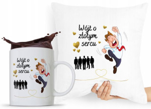 Zestaw Poduszka + Kubek Dla Wójta Prezent