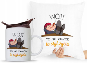 Zestaw Poduszka + Kubek Dla Wójta Prezent