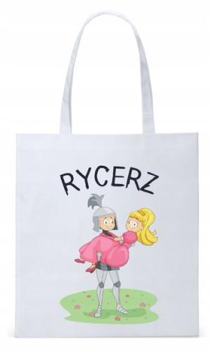 Dla Dzieci Syna Córki Torba Eco Biała Shopper