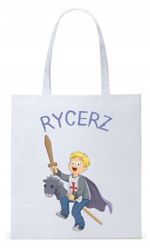 Dla Dzieci Syna Córki Torba Eco Biała Shopper