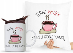 Zestaw Poduszka + Kubek Dla Wujka Wujaszka Prezent