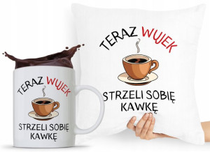Zestaw Poduszka + Kubek Dla Wujka Wujaszka Prezent