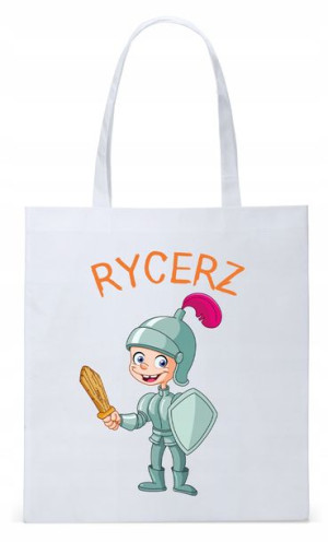 Dla Dzieci Syna Córki Torba Eco Biała Shopper