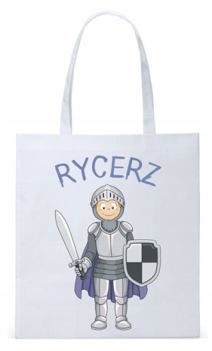 Dla Dzieci Syna Córki Torba Eco Biała Shopper