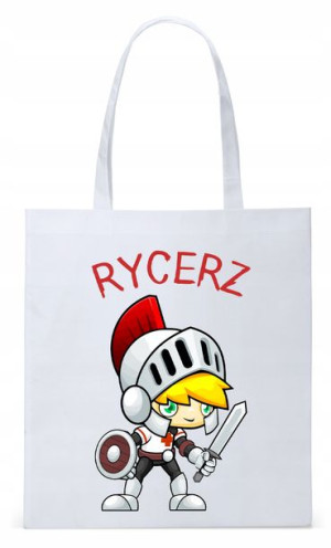 Dla Dzieci Syna Córki Torba Eco Biała Shopper