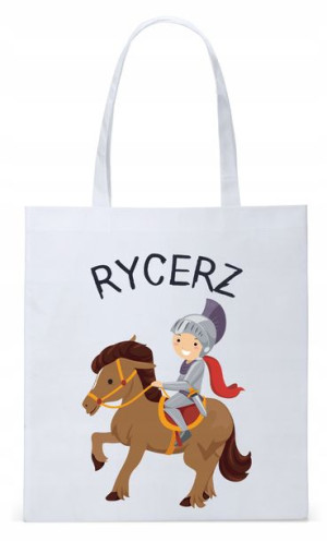 Dla Dzieci Syna Córki Torba Eco Biała Shopper