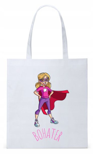 Dla Dzieci Syna Córki Torba Eco Biała Shopper