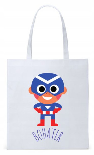 Dla Dzieci Syna Córki Torba Eco Biała Shopper