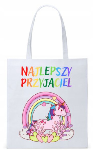 Dla Dzieci Syna Córki Torba Eco Biała Shopper