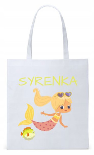 Dla Dzieci Syna Córki Torba Eco Biała Shopper