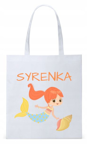 Dla Dzieci Syna Córki Torba Eco Biała Shopper