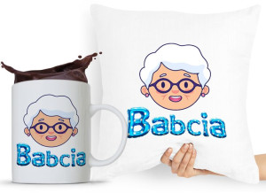 Zestaw Poduszka + Kubek Dzień Babci Dla Babci