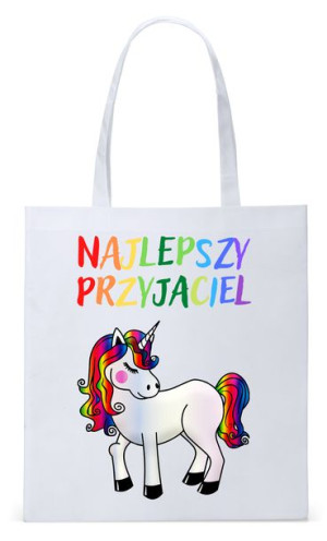 Dla Dzieci Syna Córki Torba Eco Biała Shopper