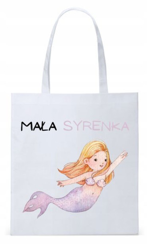 Dla Dzieci Syna Córki Torba Eco Biała Shopper