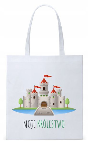 Dla Dzieci Syna Córki Torba Eco Biała Shopper