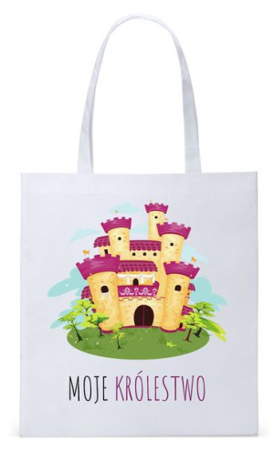 Dla Dzieci Syna Córki Torba Eco Biała Shopper