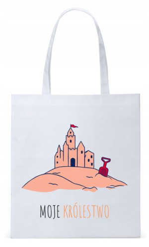Dla Dzieci Syna Córki Torba Eco Biała Shopper