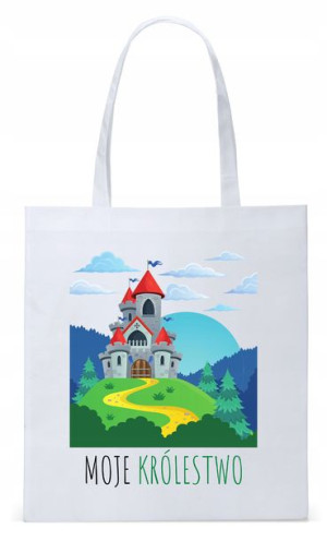 Dla Dzieci Syna Córki Torba Eco Biała Shopper
