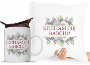 Zestaw Poduszka + Kubek Dzień Babci Dla Babci