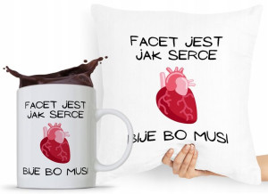 Zestaw Poduszka + Kubek Dzień Chłopaka Dla Męża