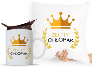 Zestaw Poduszka + Kubek Dzień Chłopaka Dla Męża