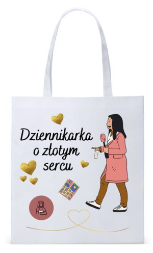 Dla Dziennikarza Prezent Torba Eco Biała Shopper