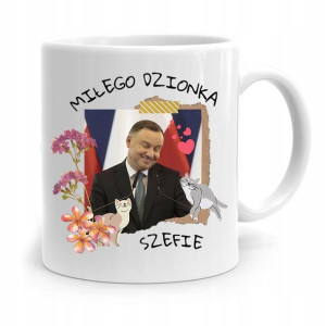 Kubek Prezydenta Andrzej Duda Pis Uśmiech Z Rana