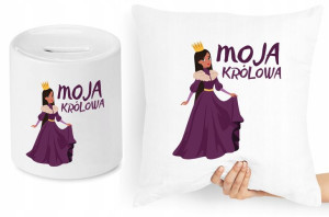 Dla Dziewczyny Zestaw Poduszka + Skarbonka Prezent