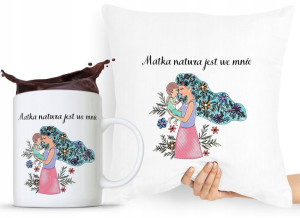 Zestaw Poduszka + Kubek Dzień Mamy Dla Mamy Matki