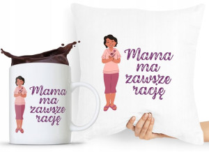 Zestaw Poduszka + Kubek Dzień Mamy Dla Mamy Matki
