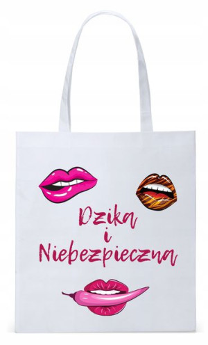 Dla Dziewczyny Żony Torba Eco Biała Shopper