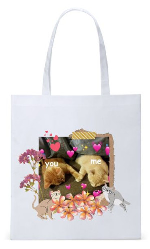 Dla Dziewczyny Żony Torba Eco Biała Shopper