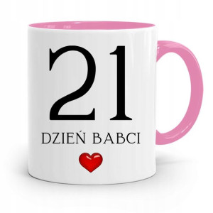 Kubek Różowy Dla Babci Dzień Babci