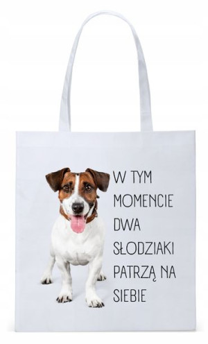 Dla Dziewczyny Żony Torba Eco Biała Shopper