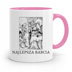 Kubek Różowy Dla Babci Najlepsza Babcia